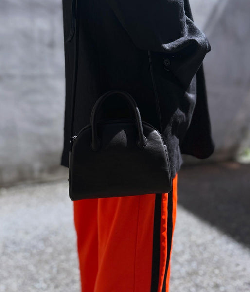 Aeta/DEER LEATHER BOSTON MINI+SHOULDER(BLACK)