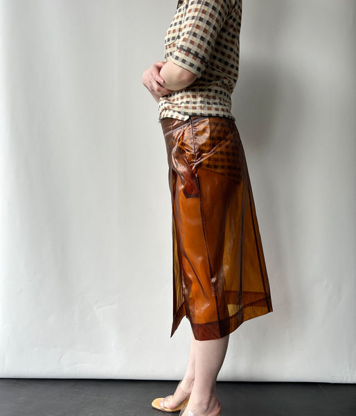 FUMIKA_UCHIDA/PLAID JERSEY SHORTS(CREAM)