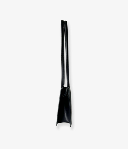 Aeta/GE SQUARE-SHAPED TOTE BAG LONG HANDLE S(BLACK)