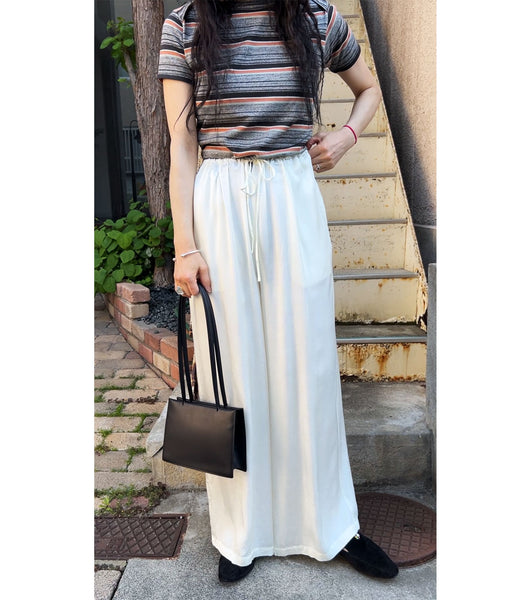 Aeta/GE SQUARE-SHAPED TOTE BAG LONG HANDLE S(BLACK)