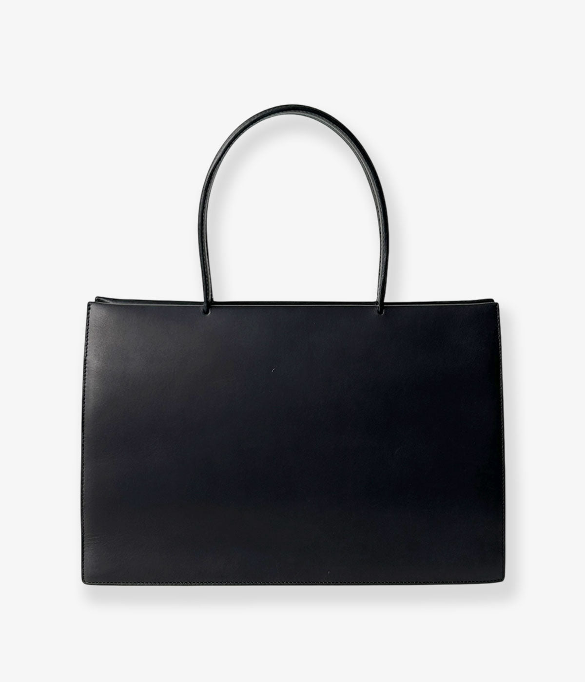 Aeta/GE SQUARE-SHAPED TOTE SHORT HANDLE M(BLACK)