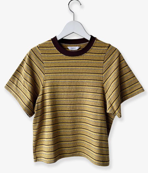 PHEENY/MULTI-BORDER BABY TEE(YELLOW)
