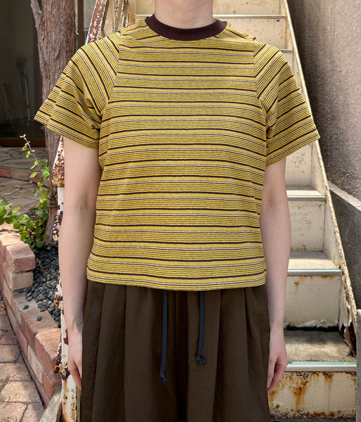 PHEENY/MULTI-BORDER BABY TEE(YELLOW)