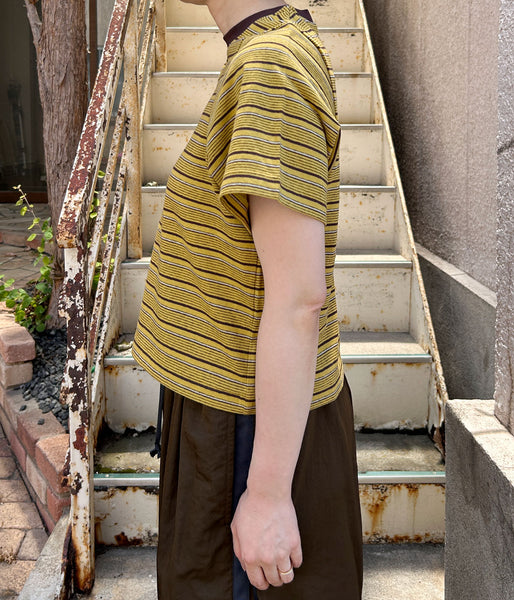 PHEENY/MULTI-BORDER BABY TEE(YELLOW)
