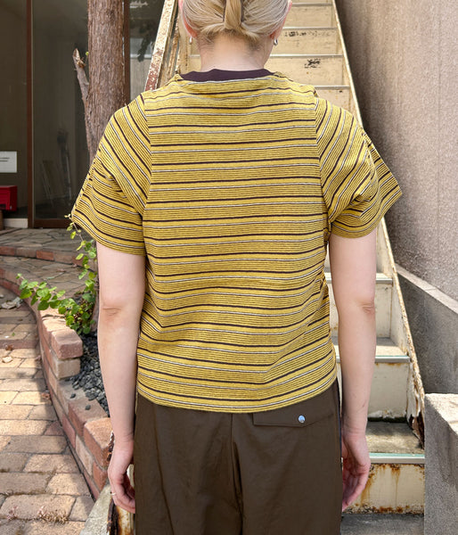 PHEENY/MULTI-BORDER BABY TEE(YELLOW)