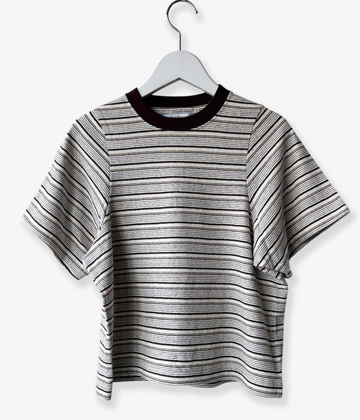PHEENY/MULTI-BORDER BABY TEE(IVORY)