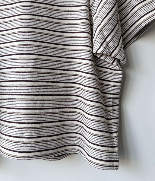 PHEENY/MULTI-BORDER BABY TEE(IVORY)