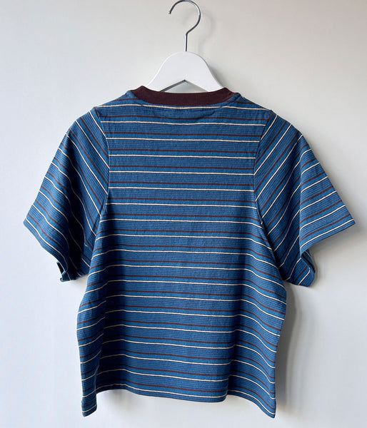 PHEENY/MULTI-BORDER BABY TEE(BLUE)