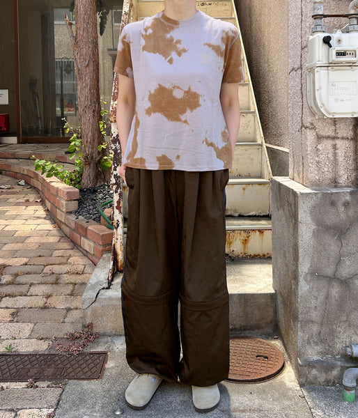 PHEENY/NYLON VAZZERO CONVERTIBLE WIDE PANTS(BROWN)