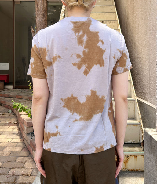 PHEENY/MERINO WOOL DYED S/S TEE(LAVENDER)
