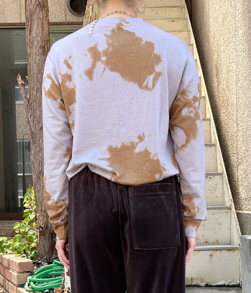 PHEENY/MERINO WOOL DYED L/S TEE(LAVENDER)