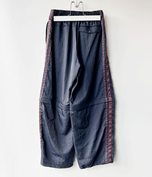 PHEENY/NYLON VAZZERO CONVERTIBLE WIDE PANTS(NAVY)
