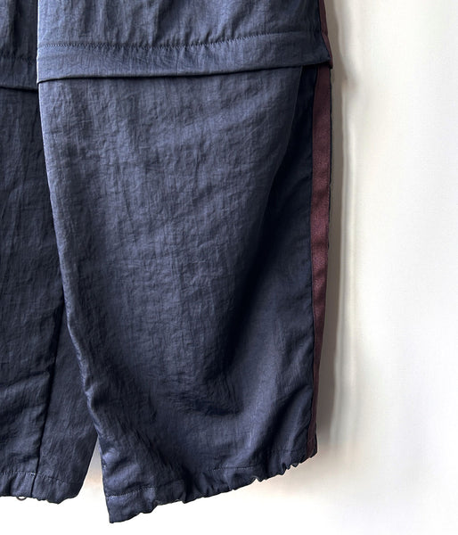 PHEENY/NYLON VAZZERO CONVERTIBLE WIDE PANTS(NAVY)