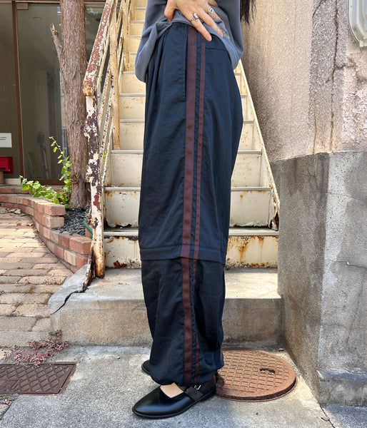PHEENY/NYLON VAZZERO CONVERTIBLE WIDE PANTS(NAVY)