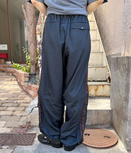 PHEENY/NYLON VAZZERO CONVERTIBLE WIDE PANTS(NAVY)