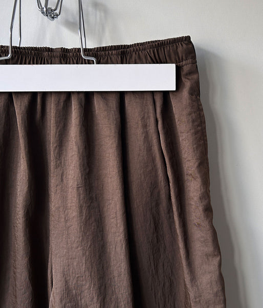 PHEENY/NYLON VAZZERO CONVERTIBLE WIDE PANTS(BROWN)