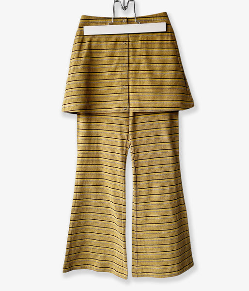 PHEENY/MULTI-BORDER LAYERED PANTS(YELLOW)