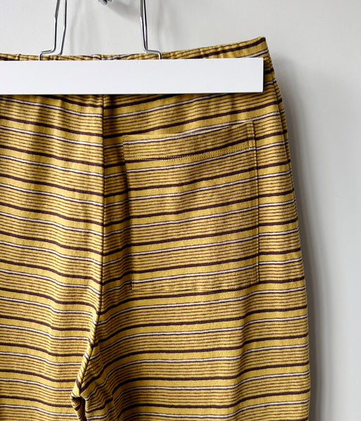 PHEENY/MULTI-BORDER LAYERED PANTS(YELLOW)