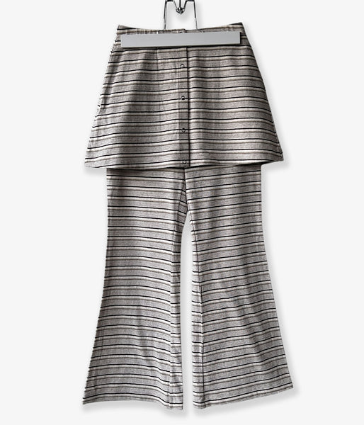 PHEENY/MULTI-BORDER LAYERED PANTS(IVORY)