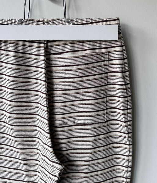 PHEENY/MULTI-BORDER LAYERED PANTS(IVORY)