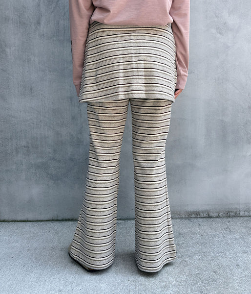 PHEENY/MULTI-BORDER LAYERED PANTS(IVORY)