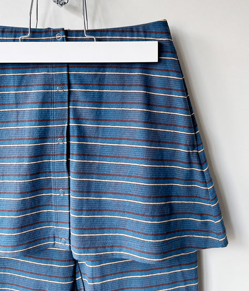 PHEENY/MULTI-BORDER LAYERED PANTS(BLUE)