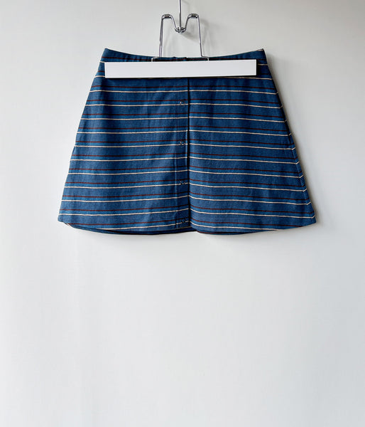 PHEENY/MULTI-BORDER LAYERED PANTS(BLUE)
