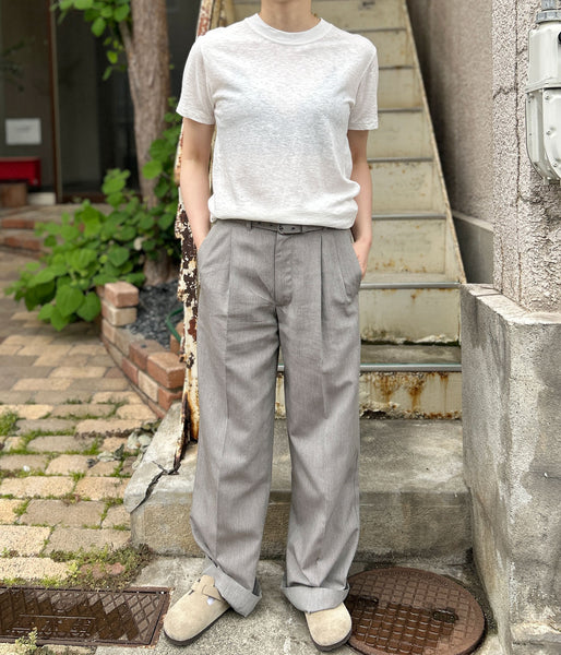 nowos/CREW NECK T-SHIRT(WHITE)