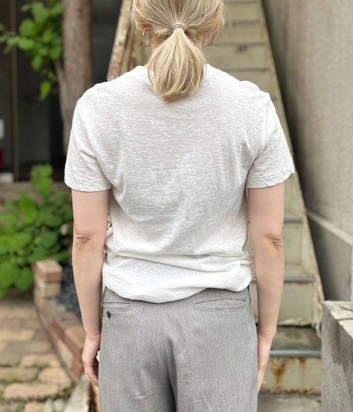 nowos/CREW NECK T-SHIRT(WHITE)