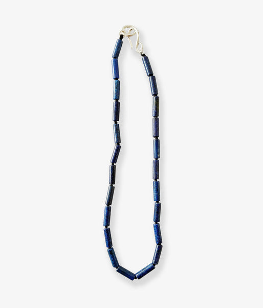 R.ALAGAN/SMALL TUBE LAPIS NECKLACE