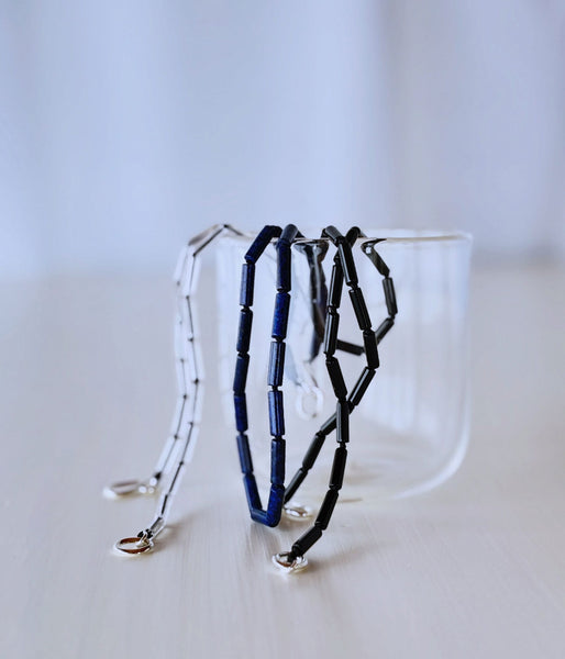 R.ALAGAN/SMALL TUBE LAPIS NECKLACE