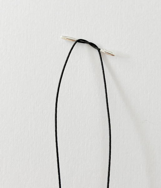 R.ALAGAN/DISTORTED STONE CHOKER(MAHOGANY)