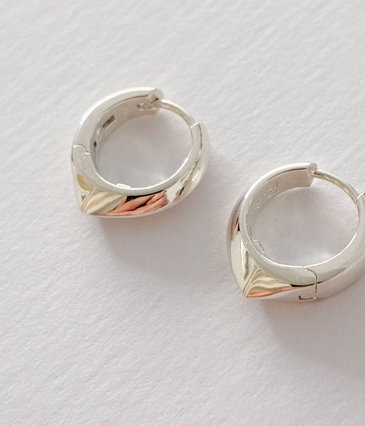 R.ALAGAN/SMALL WILLOW EARRINGS(SILVER)