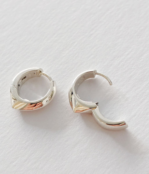 R.ALAGAN/SMALL WILLOW EARRINGS(SILVER)