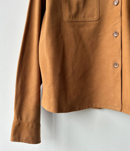 nowos/SUEDE SHIRT(BEIGE)