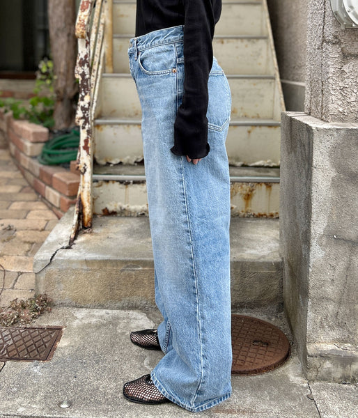 nowos/WIDE DENIM(INDIGO)
