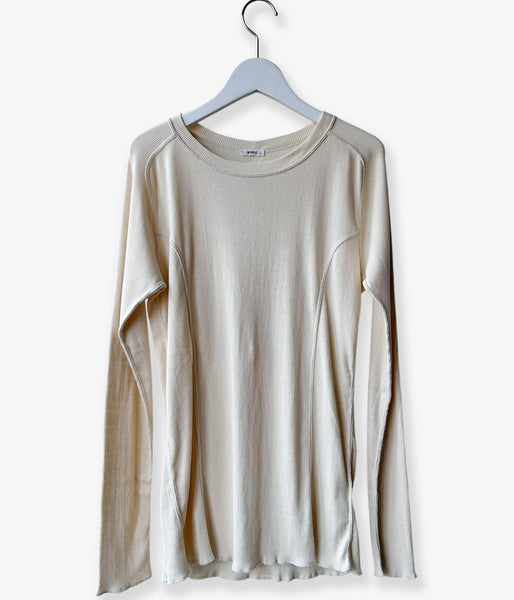 nowos/LONG SLEEVE TOP(IVORY)