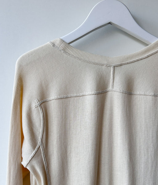 nowos/LONG SLEEVE TOP(IVORY)
