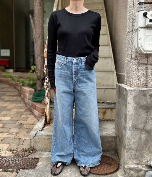 nowos/WIDE DENIM(INDIGO)