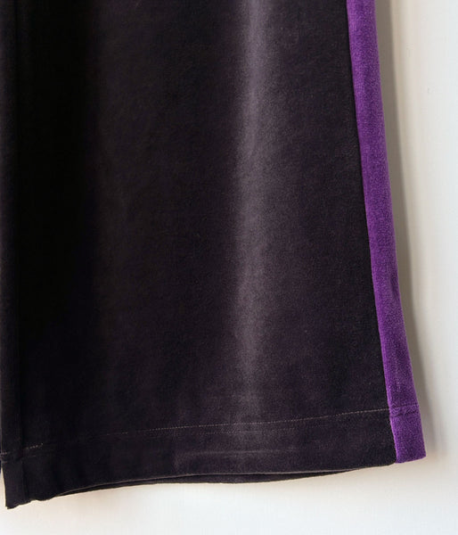 PHEENY/COTTON VELOUR SIDE STRIPDE PANTS(BROWN)