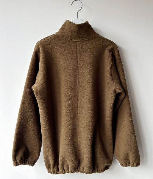 nowos/HALF ZIP FLEECE(KHAKI)