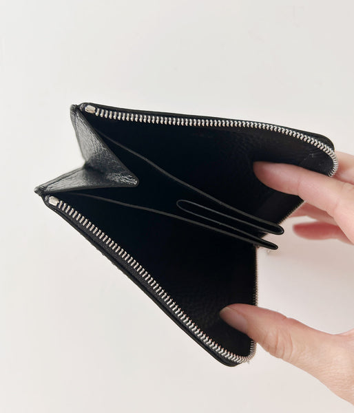 Aeta/L-SHAPED WALLET(BLACK)