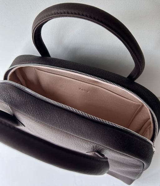 Aeta/DEER LEATHER BOSTON S(DARK BROWN)