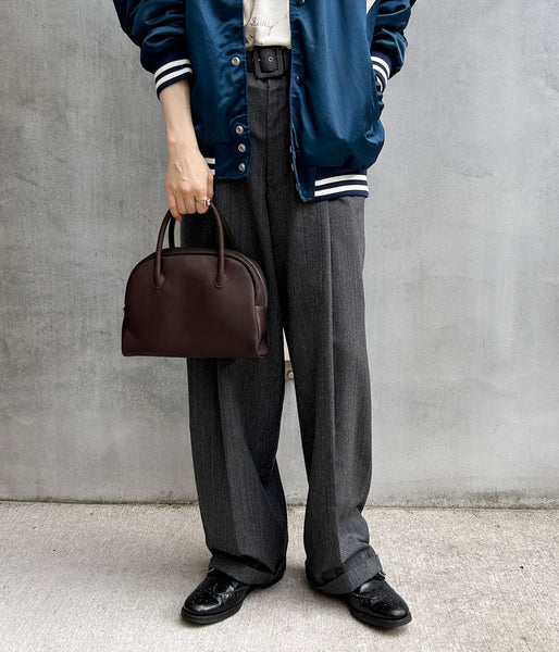Aeta/DEER LEATHER BOSTON S(DARK BROWN)