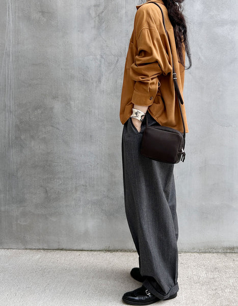 Aeta/SQUARE SHOULDER(DARK BROWN)