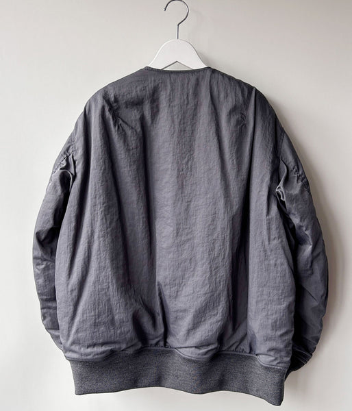 PHEENY/NYLON VAZZERO DUAL FACE FLIGHT JACKET(GRAY)