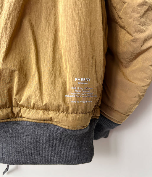 PHEENY/NYLON VAZZERO DUAL FACE FLIGHT JACKET(GRAY)