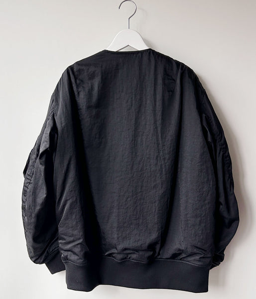PHEENY/NYLON VAZZERO DUAL FACE FLIGHT JACKET(BLACK)
