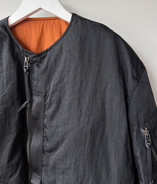 PHEENY/NYLON VAZZERO DUAL FACE FLIGHT JACKET(BLACK)