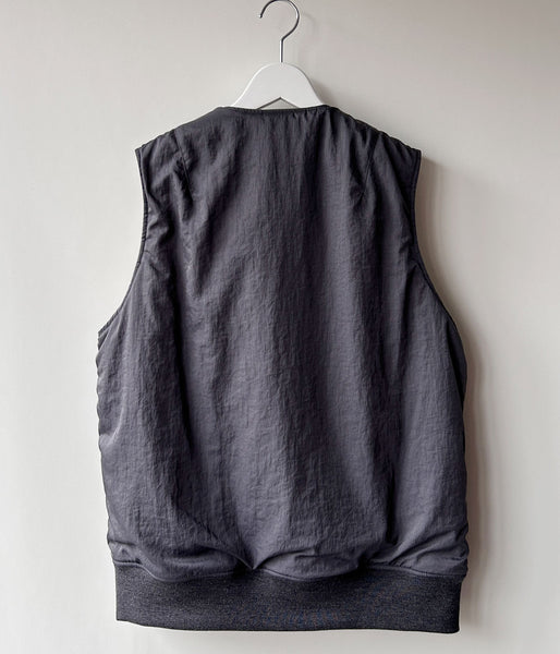PHEENY/NYLON VAZZERO DUAL FACE FLIGHT VEST(GRAY)